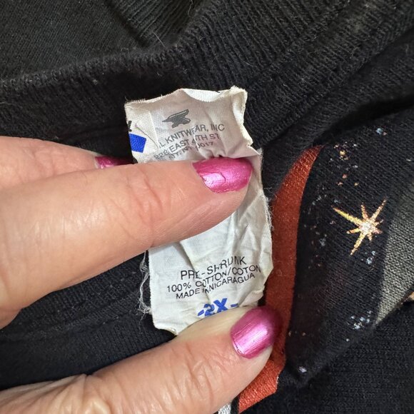 Van Halen Vintage Band Tee Black Cotton 2XL Anvil - Picture 5 of 6